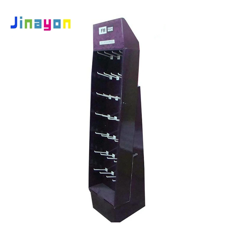 Supermarket Free Advertising Fold Flooring Racking Display Cardboard Candy Carton Counter POP Store Shelf Display paper products