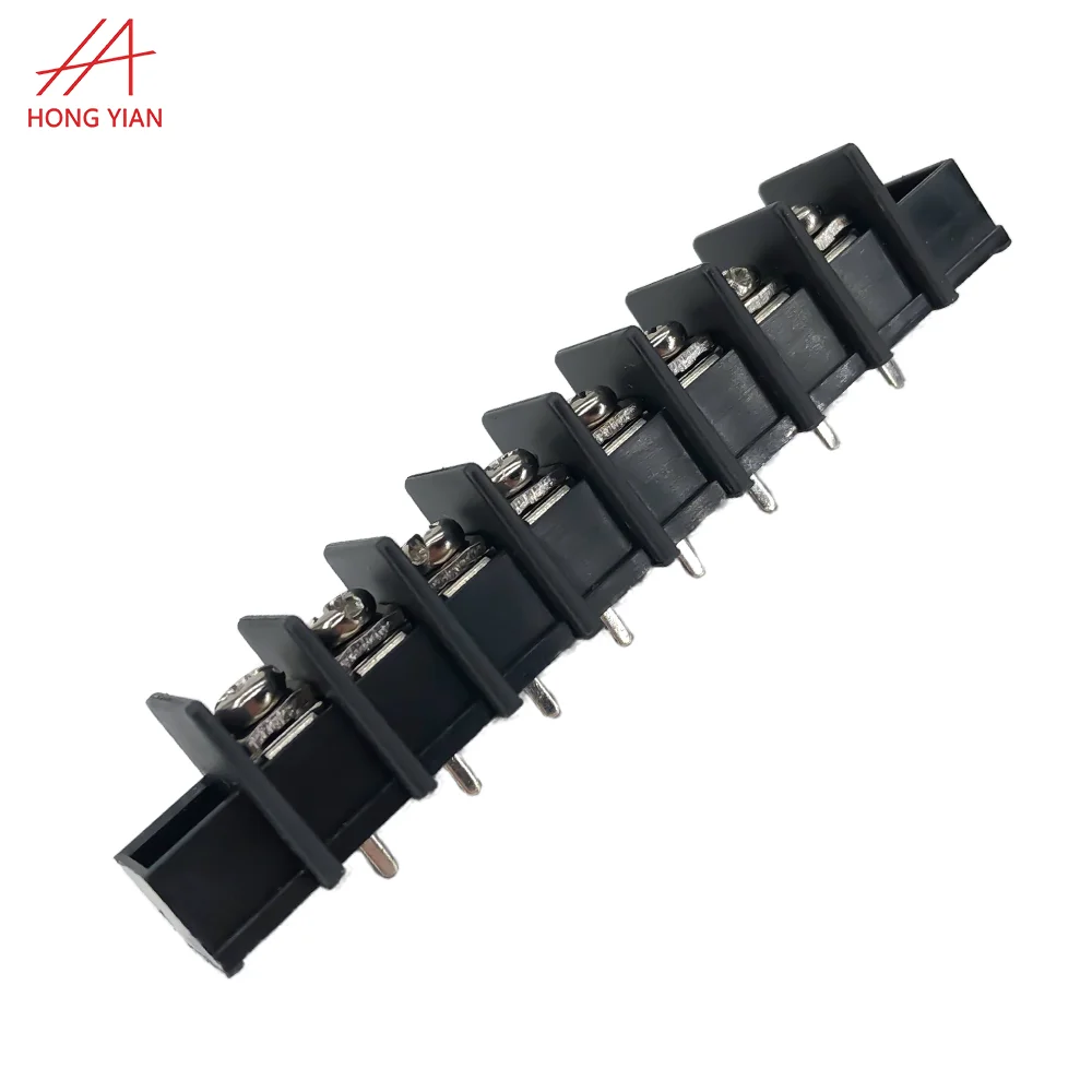 300 В 20 А Клеммная колодка с барьером для печатной платы 5-контактный 8-контактный 9 5 мм 11 6 35 7 62 клеммные