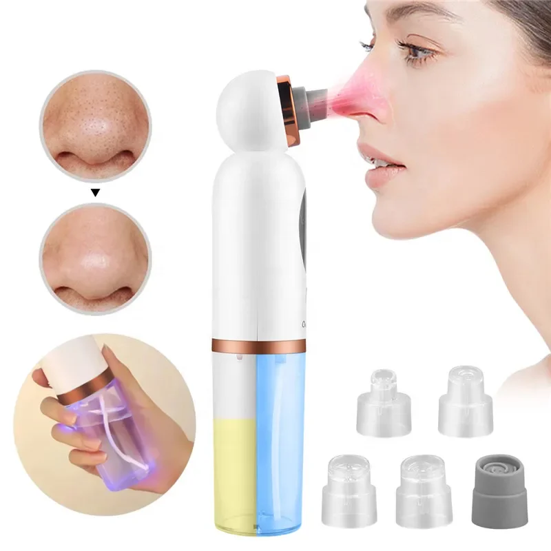 Small Bubble Pore Cleaner Blackhead Remover USB Charge Vacuum Suction Cleaner Nose Facial Products Nose Nose Plastic Strip