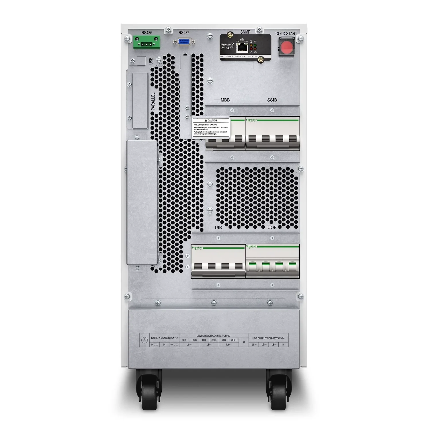 Бренд APC E3SUPS10K3I Schneider Easy UPS 3S 10 кВА 400 В 3:1 3-фазный вход 1-фазный выход онлайн