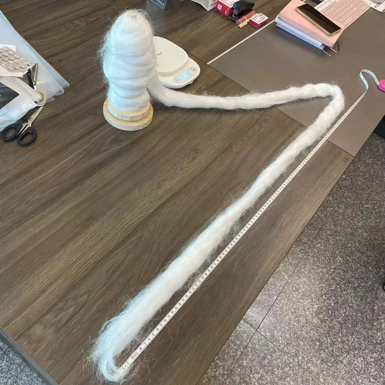 Polyamide PA6 Nylon Fancy Tops trilobal bright shine 17D*130mm / 22dtex *110mm Raw White Virgin For yarn Spinning