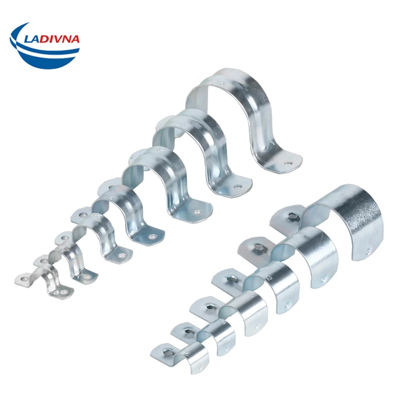 
High Quality Galvanised Pipe Fitting Saddle Clamp 