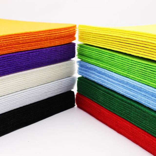 Polyester felt PP felt 1mm 2mm 3mm 4mm all colors felt for bag