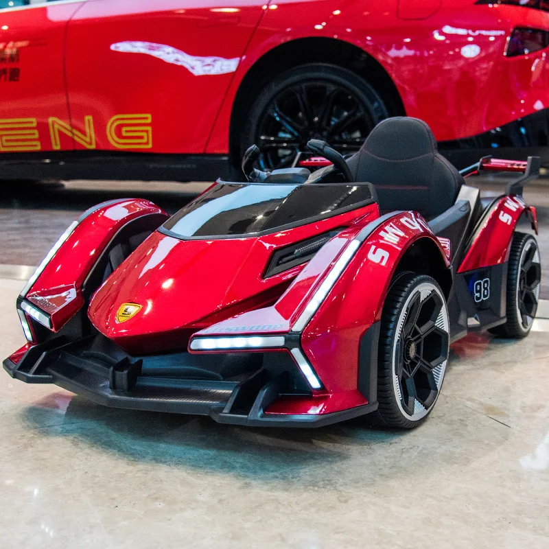 Рождественский подарок специальное предложение Электромобиль для детей с дистанционным управлением детские автомобили большие игрушечные машинки