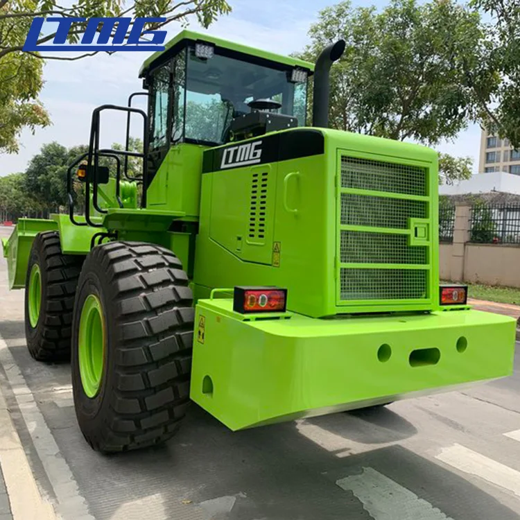 LTMG earth-moving machinery loader LT955 5 ton 5000kg cargador frontal front loader with joystick operation