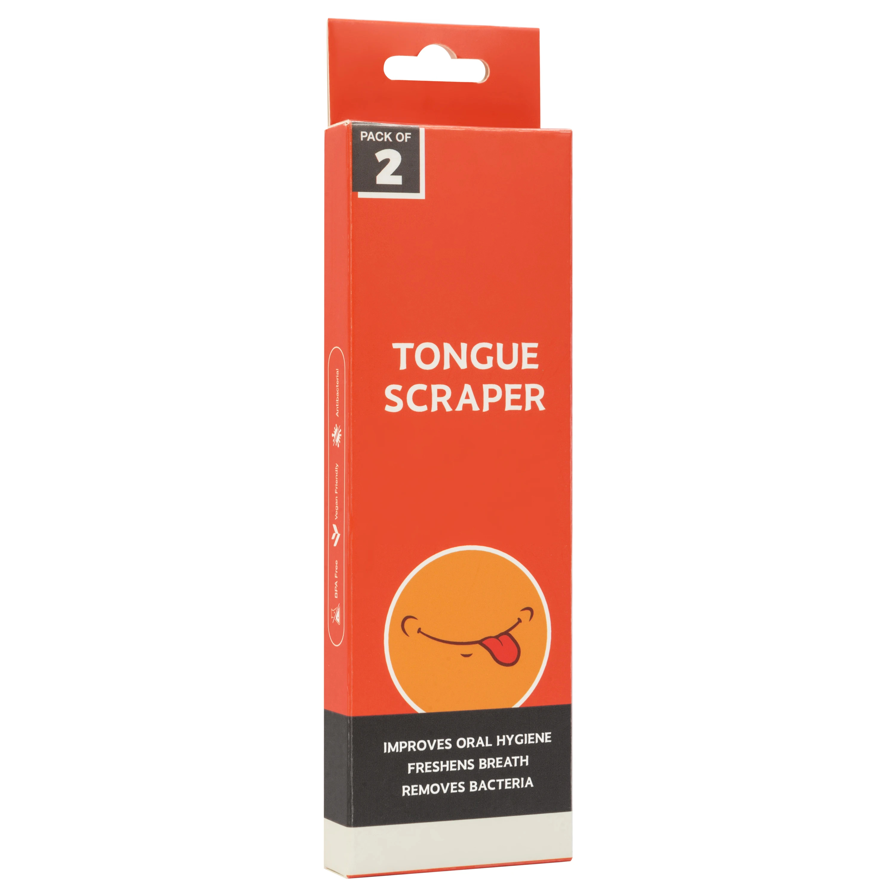 Custom Wholesale Tongue Cleaner Reusable Stainless Steel Helps Fight Bad Breath Tongue Scraper