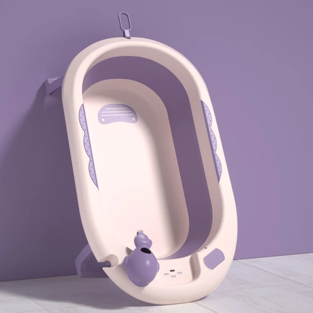 Новые стильные товары, детские товары для ванны, детские товары для ванны, Детская Пластиковая Складная портативная Ванна