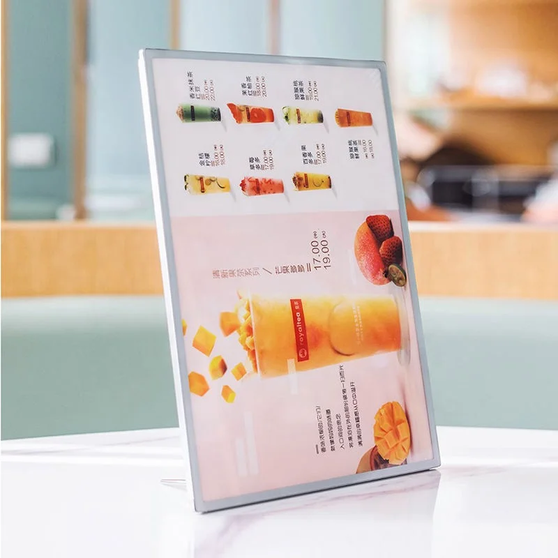 Portable Slim Snap Frame Led Light Box Poster Frames Advertising Light Box Menu Board