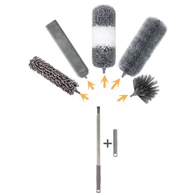 White Gold Holder Keyboard Home Bathroom Cleaning Brush Set Water Bottle Window Cleaning Brush Set