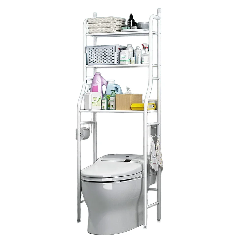 Adjustable Toilet Storage Rack Rare Bathroom Shelf Washing Machine Shelf TSR238
