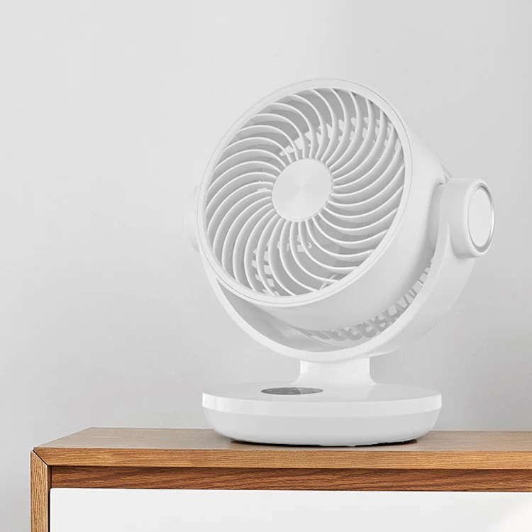 Circulating Fans Multifunctional Rechargeable Circulating 360 Degree Rotation USB Remote Control Circulating Fan
