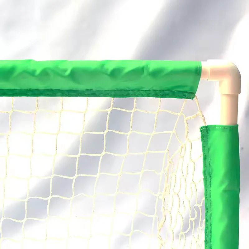 Sports Kids Portable Folding Youth Soccer Goal Set Backyard + Indoor Mini Net and Ball Set