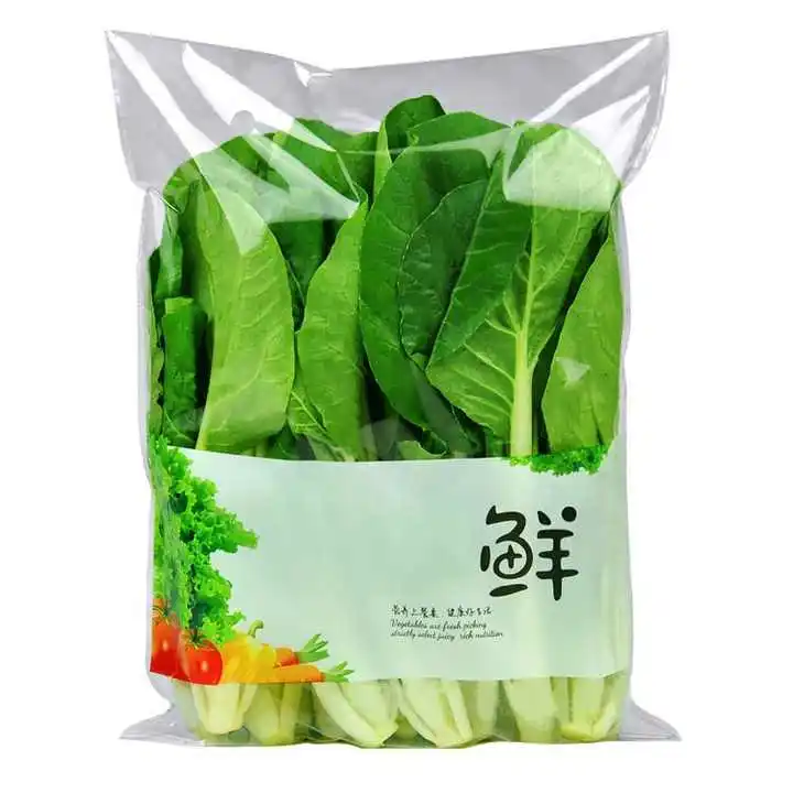 Micro-Hole Transparent Biodegradable Fresh Veggie Anti-Fog Packaging Fruit Vegetable Bag with High Visibility & Durability