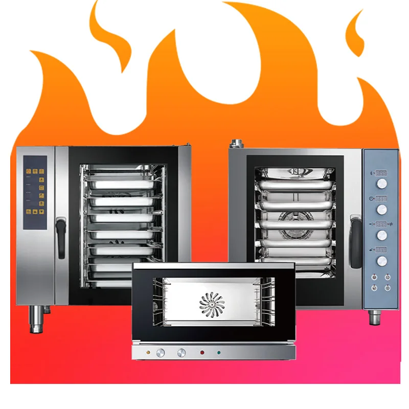 Commercial 5 layers Bakery Oven Equipment Industrial Gas/Electric Convection Combi Oven Baking Baked Chicken with Steam