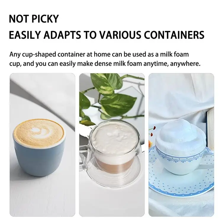 HIMA Portable Mini Coffee Blender Drink Mixer Electric Handheld Mixer Milk Frother Make Foam Hand Held Milk Frother