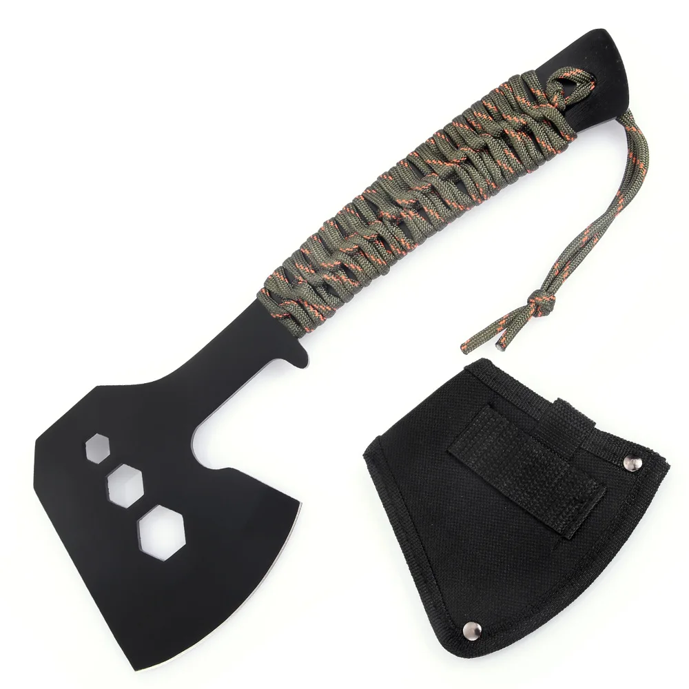 High quality stainless steel blade survival outdoor camping Axe Hatchet with nylon sheath