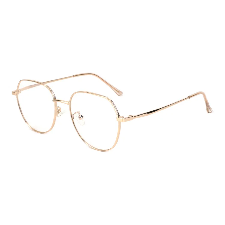 18k gold optical flexible logo optical eyeglasses frames for men women 2021