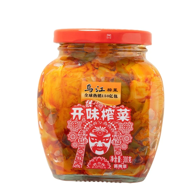 Wujiang Chongqing Fuling mustard fresh crispy shredded cabbage packaged pickles pickles pickles 300g spot wholesale