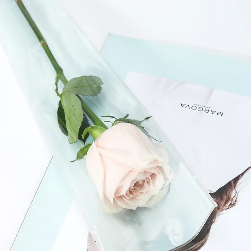 Cheap wholesale Korean wrapping flower paper waterproof pure color flower sleeve