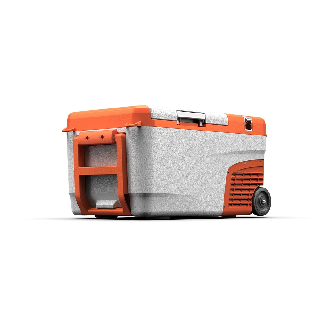 Alpicool MT35 portable CFC free 12v 220v car freezer optional heating model fridge dual battery cases refrigerator