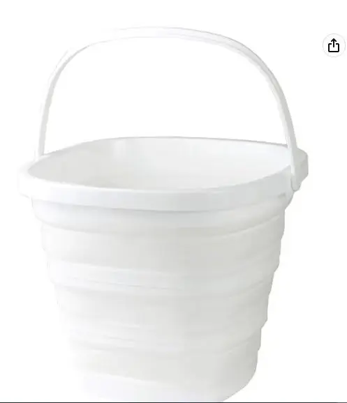 5L 10L 15L portable Foldable plastic Bucket Convenient Folding Bucket For Outdoor Fishing Beach Home Cleaning