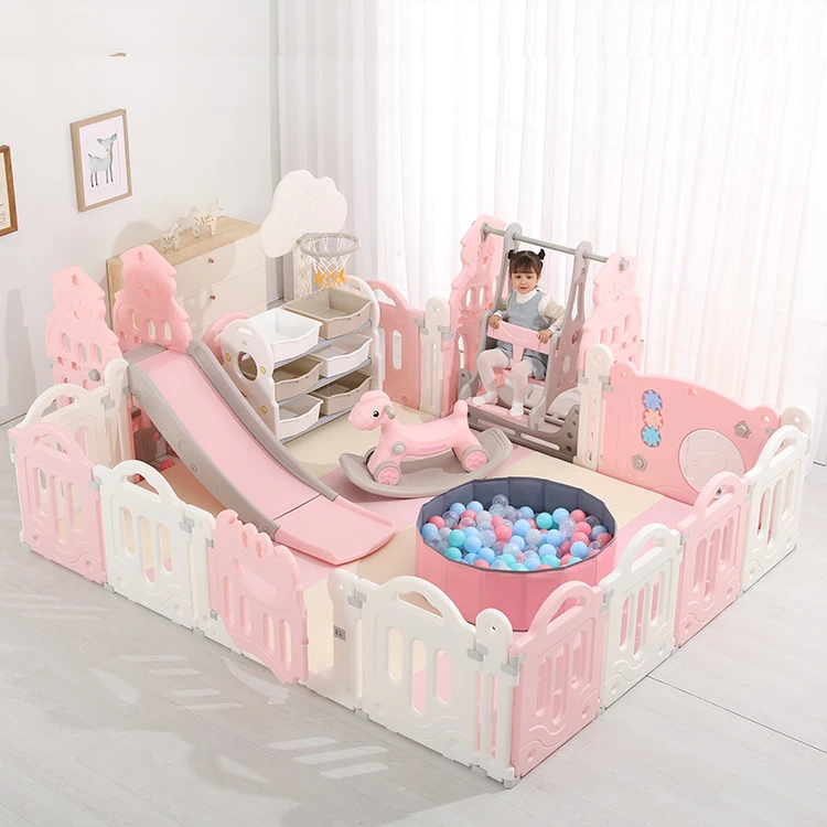 10+2 Panel New Design Baby Kids Indoor Play Pen Playpen