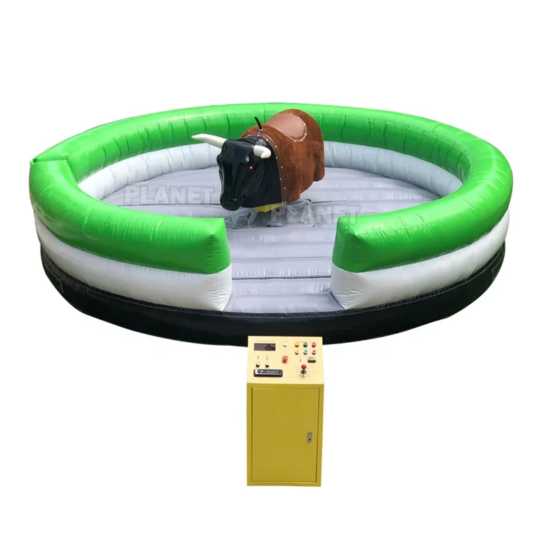 Outdoor Commercial Adults Sports Game Inflatable Mechanical Bull Riding Inflatable Crazy Bull Games For Rental