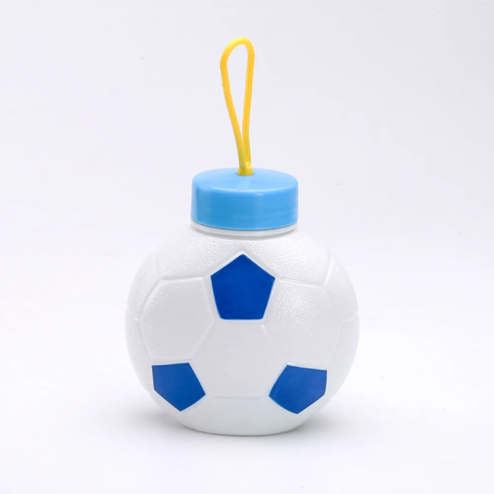 Football shaped 650ml children plastic sport drinking water bottle basket ball designed bottle