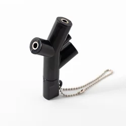 New Branch style music headphone splitter 3.5mm stereo 1 to 3 jacks for phone