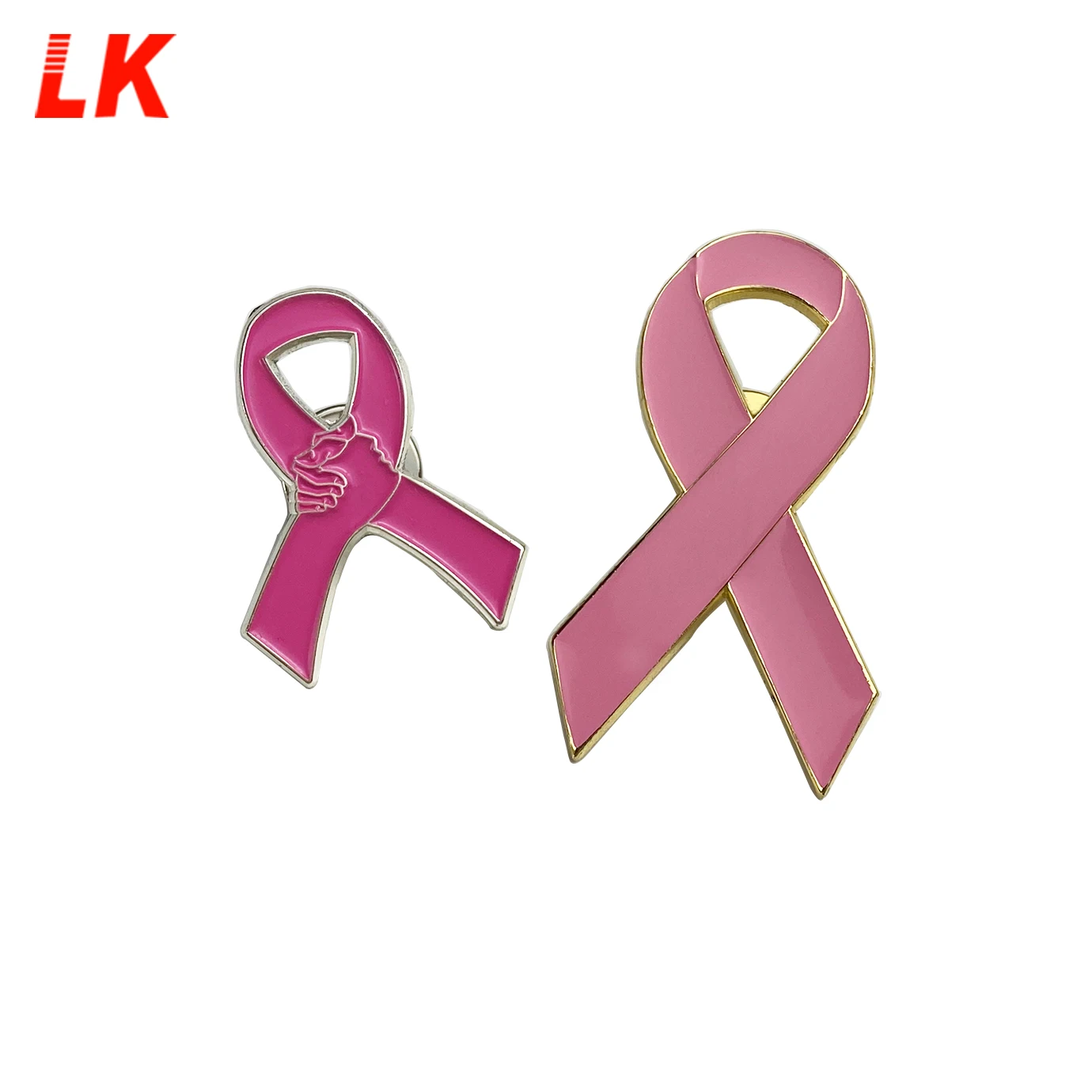 bulk design cheap breast cancer lapel medical enamel pins