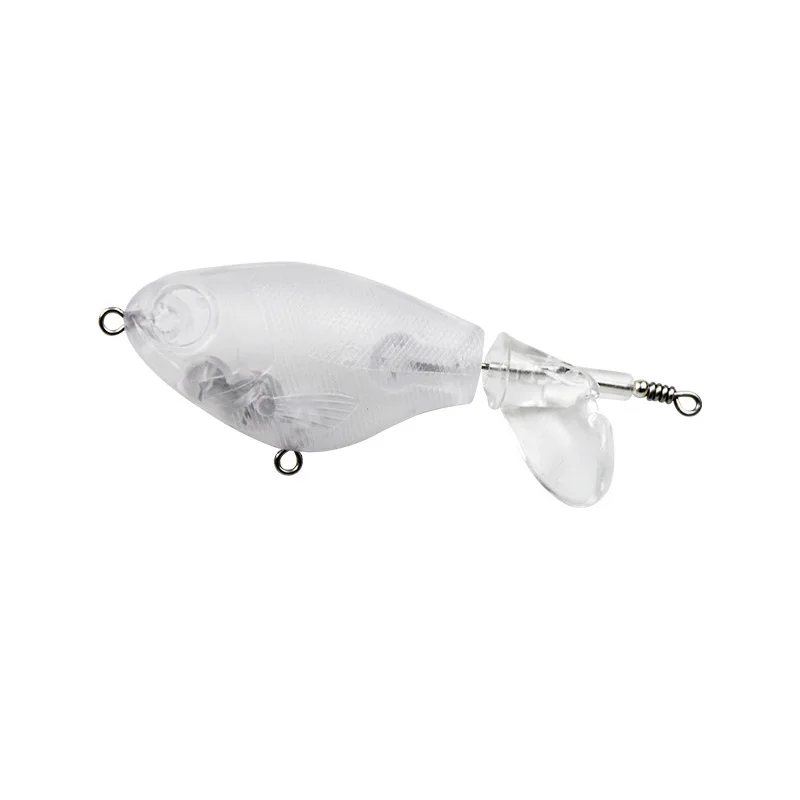 unpainted topwater lure blanks whopper topwater pencil wobbler 75mm 13.5g abs hard plastic plopper unpainted blank lure body