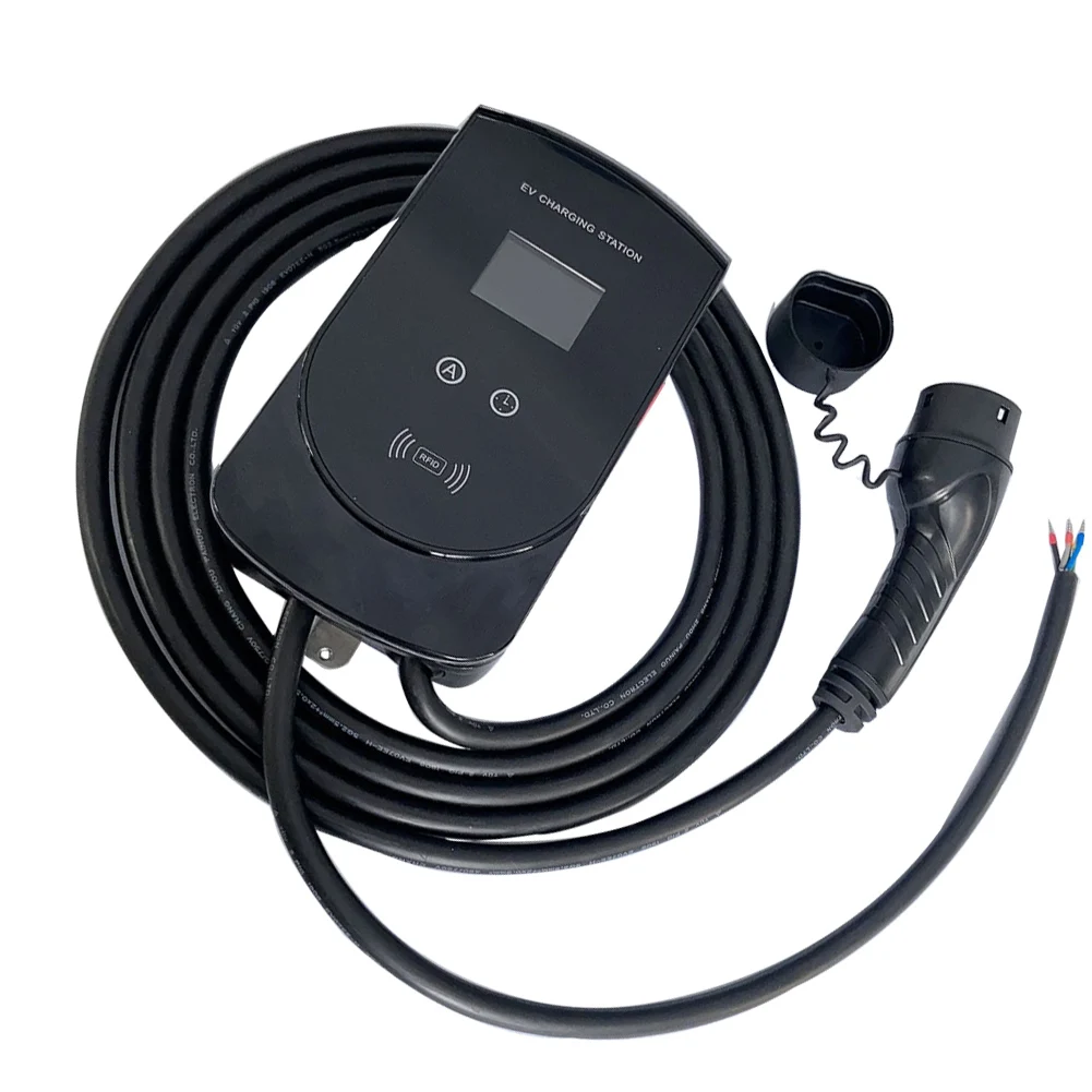 Зарядная Станция FISHER EV с разъемом типа 2 4 3 дюймовым ЖК-дисплеем 22 кВт