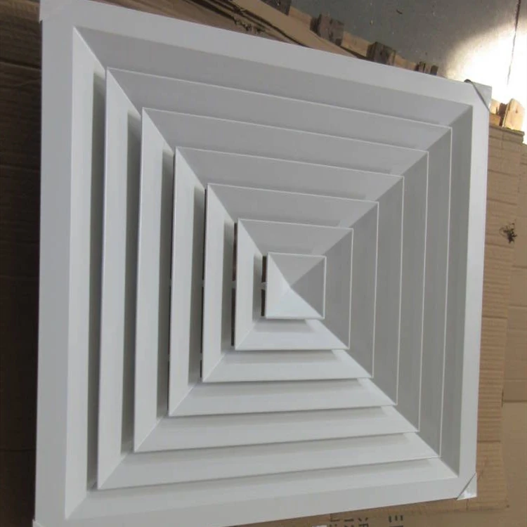 Ventilation adjustable hvac air diffuser air conditioning grills
