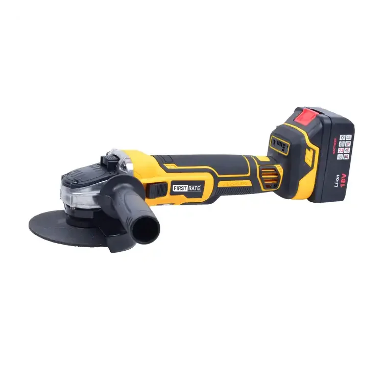 Hot Selling Portable Metal Cutter Tools 125mm Cordless Electric Angle Grinder Lithium Battery