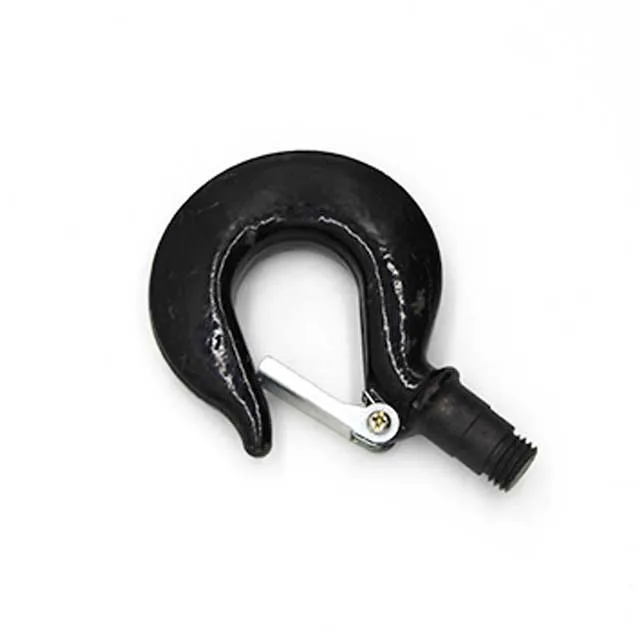 Forged alloy heat treated hooks for snatch block