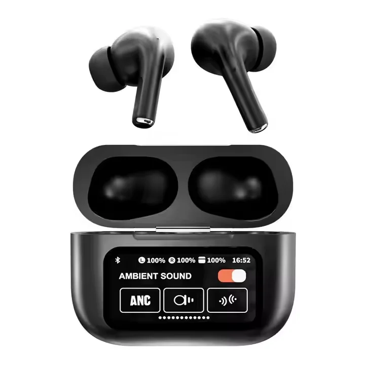 Hot Sell Popular Noise Cancelling TWS Earphones Headphones Sports Outdoor Earphones LED Screen Headphone For Gaming