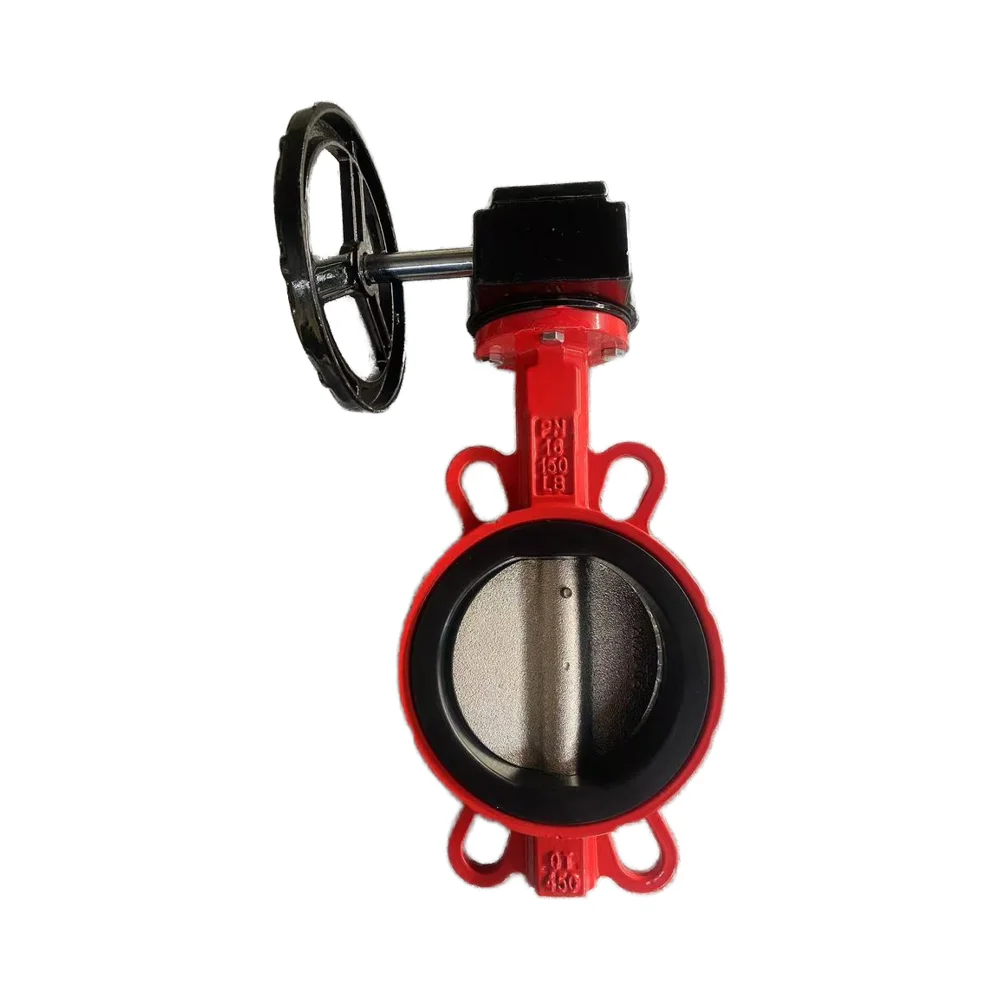 Ductile Cast Iron Soft Seat Wafer Butterfly Valve Hydraulic Manual Power General Application for Water Gas Oil Regulation