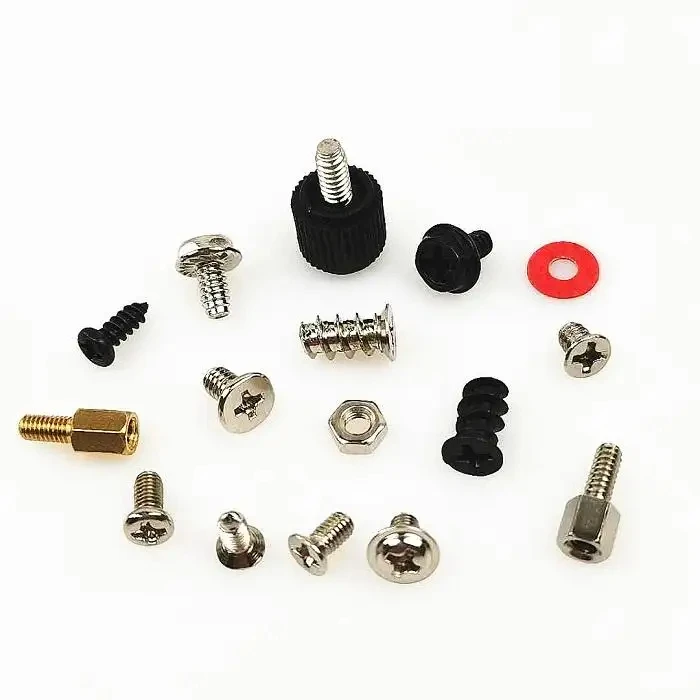 High Quality M0.5 M0.7 M0.8 M1 M1.2 M1.7 stainless steel material laptop computer custom micro screw set
