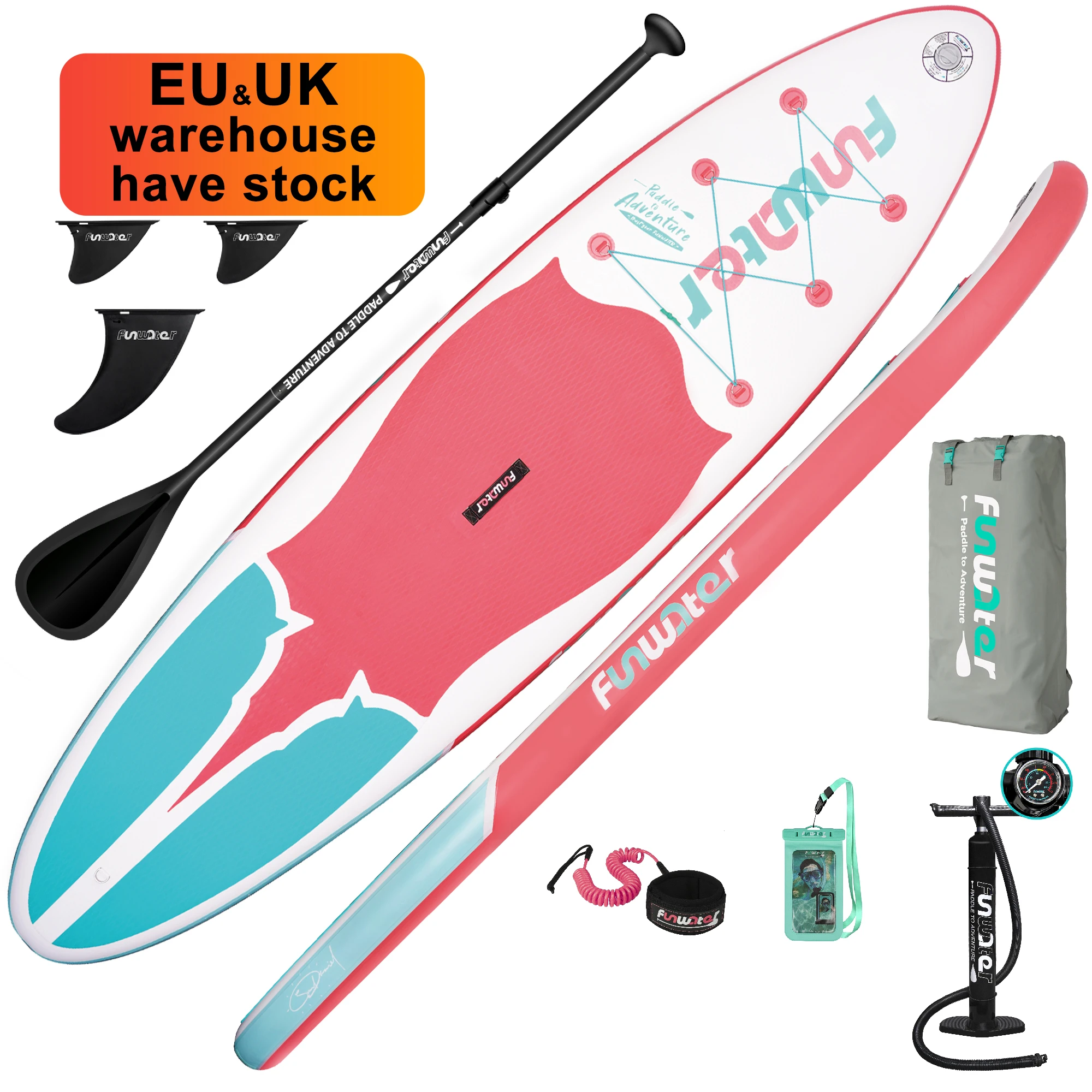FUNWATER Dropshipping OEM Water sports drop stich sup paddle board surfboard tabla de surf board watersports supboard fanatics
