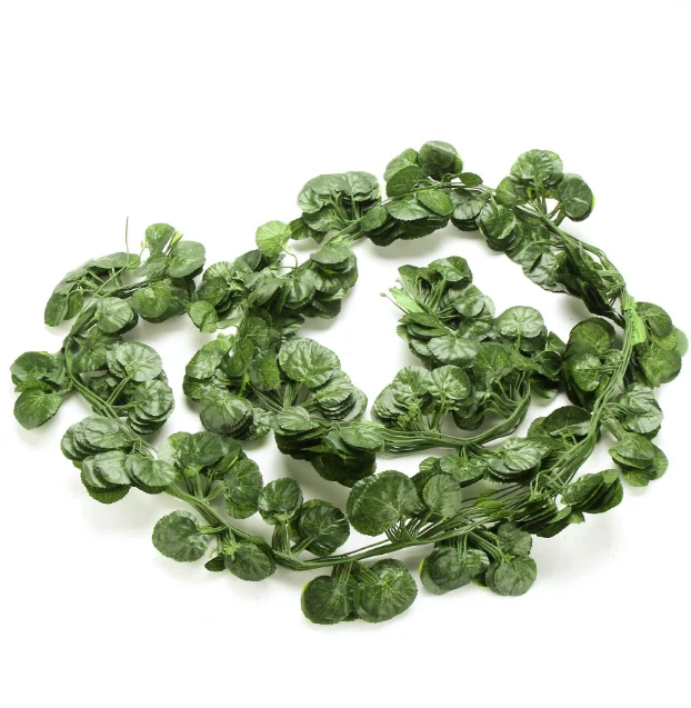 Wholesale Grape, Begonia Watermelon  Rattan Ornamental  Hotel  Artificial Ivy Leaf Vines Wall Hanging Ivy Decoration Home garden