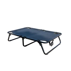 Custom portable foldable pet elevated bed for Small and Large dogs waterproof breathable mesh