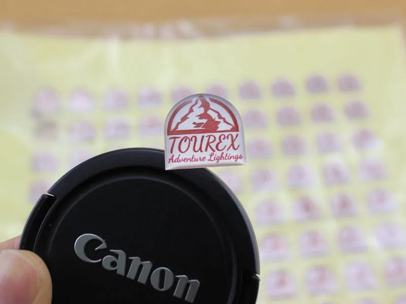 customized PU epoxy doming sticker 3D logo  drop sticker YAMAHA motor body sticker