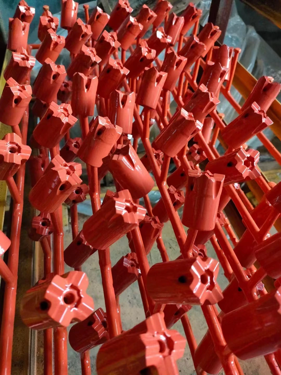 7,11 Degree tapered rock drill bit with tungsten carbide button bits for jack hammer