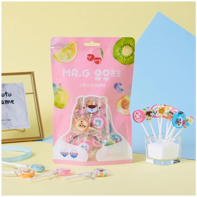 china Christmas hard lollipop halal cartoon hard candy lollies candy Support OEM&ODM