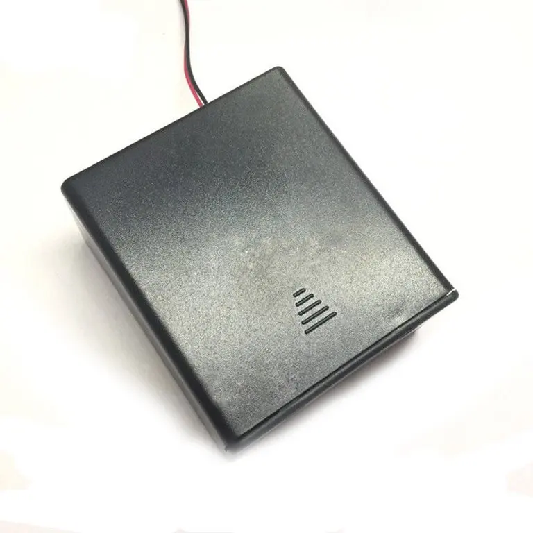 2 X LR20 держатель батареи коробка с крышкой и переключателем 12V 23A пружинный