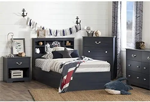 Dilun Customized 6-Drawer Double Dresser, Blueberry, , 53.25 x 32.5 x 17