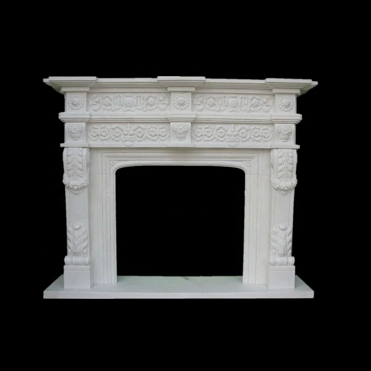 Modern blood red marble fireplace marble victorian fireplace mantle cast stone fireplace