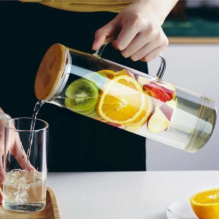 Высококачественный кувшин для воды стеклянный стеклянные кувшины с