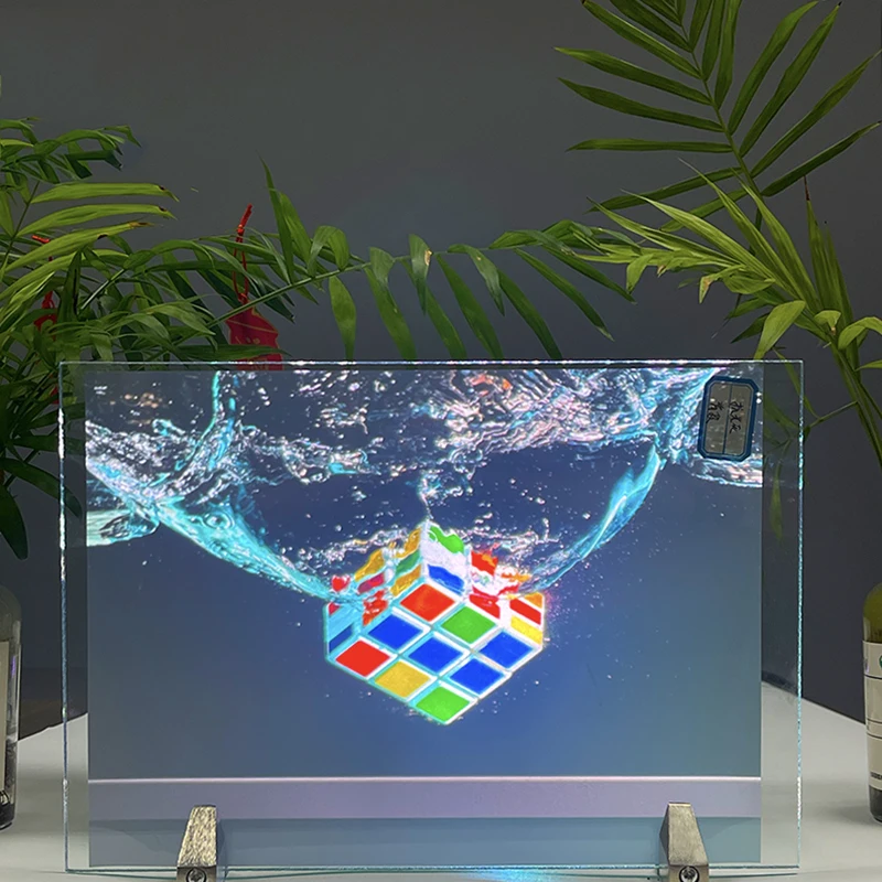 Grey Anti-light 3D Transparent Projection Self-adhesive Holographic Rear Projection Film