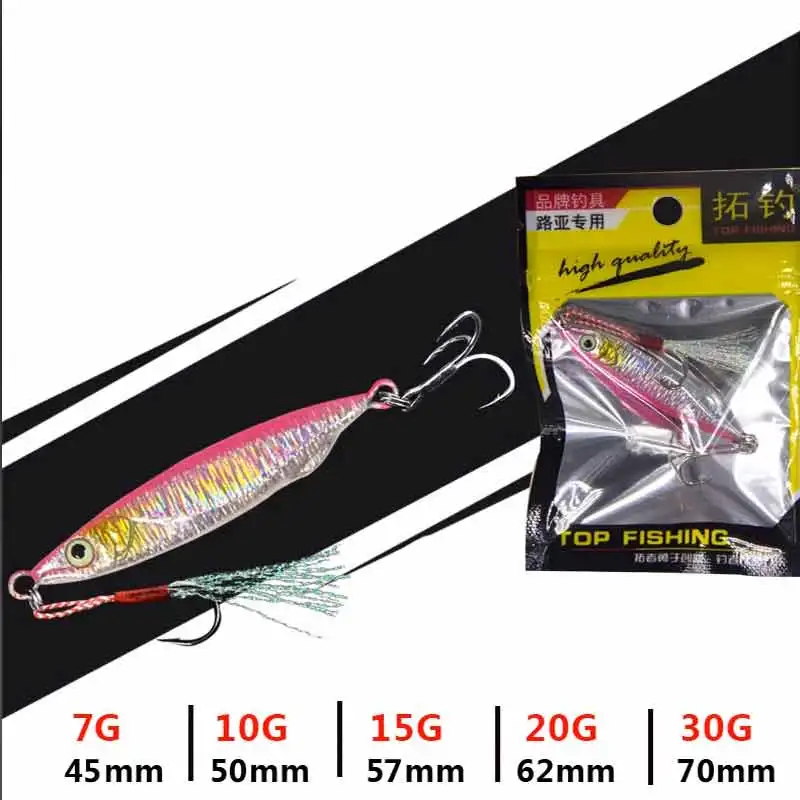 LUTAC Wholesale High Quality Slow Jigging Lure Artificial Casting Metal Jig Fishing Lures saltwater fishing jigs for sale